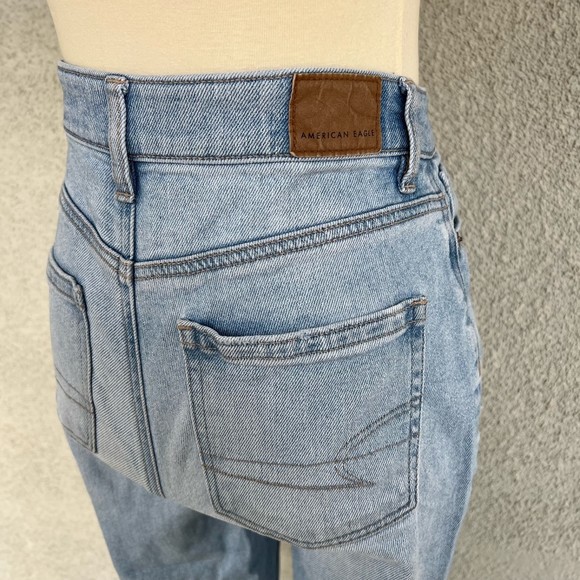 American Eagle Outfitters Mom Straight Jeans Size 00 - Picture 3 of 8